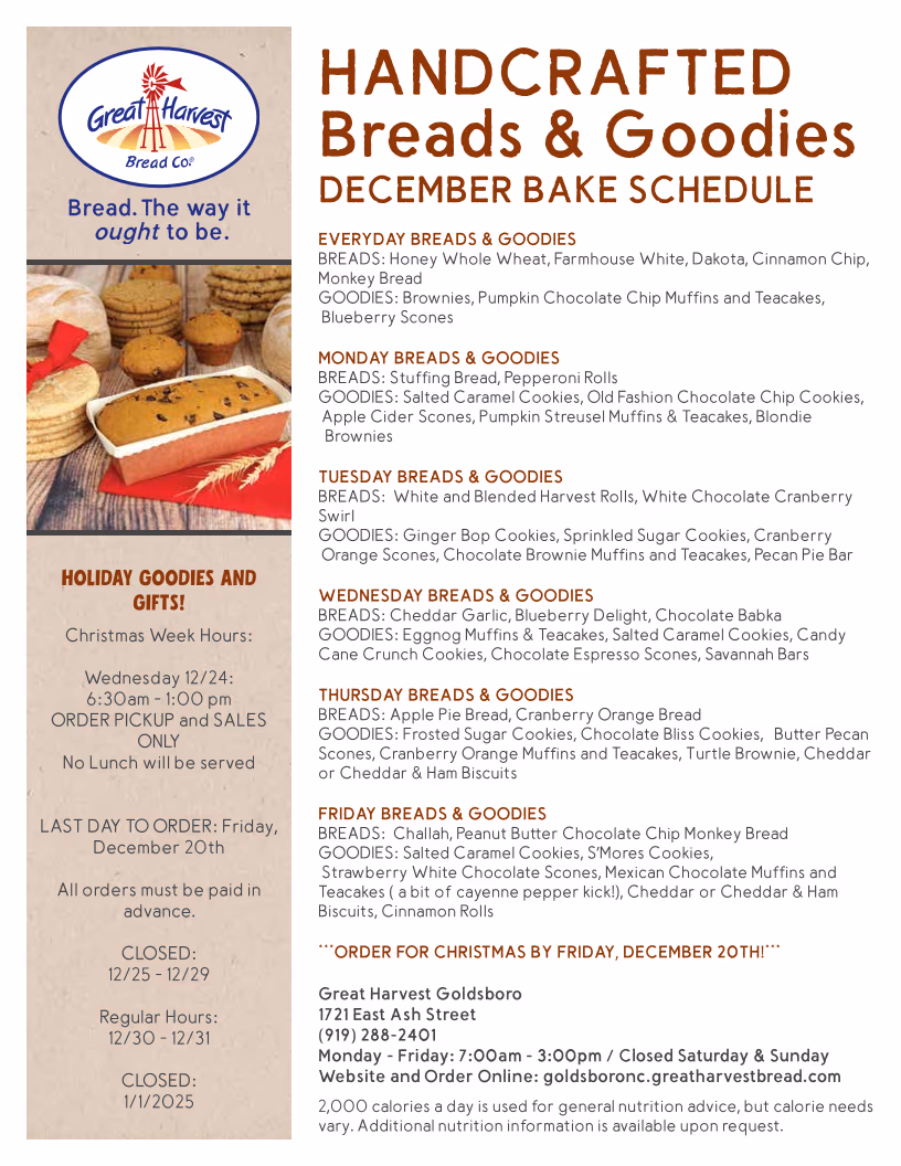 Great Harvest Bakery / Cafe