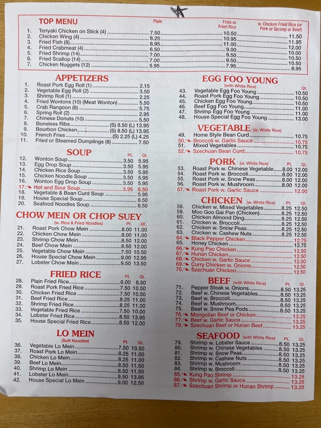 Great Wall Chinese Restaurant photo 2
