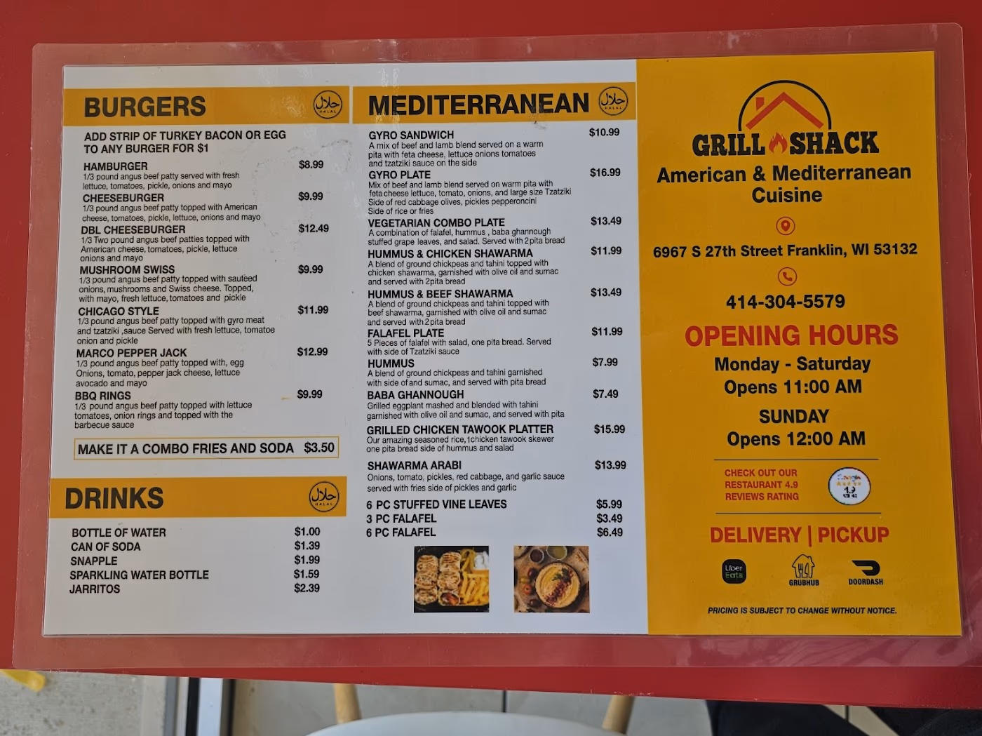 Grill Shack Mediterranean & American Cuisine الكوخ العربي photo 3