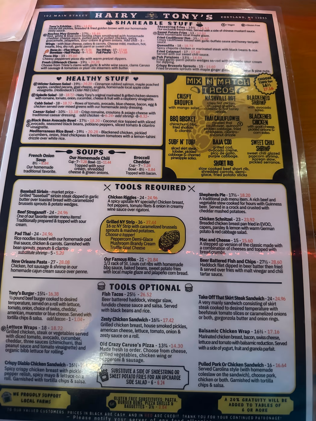 Hairy Tony's