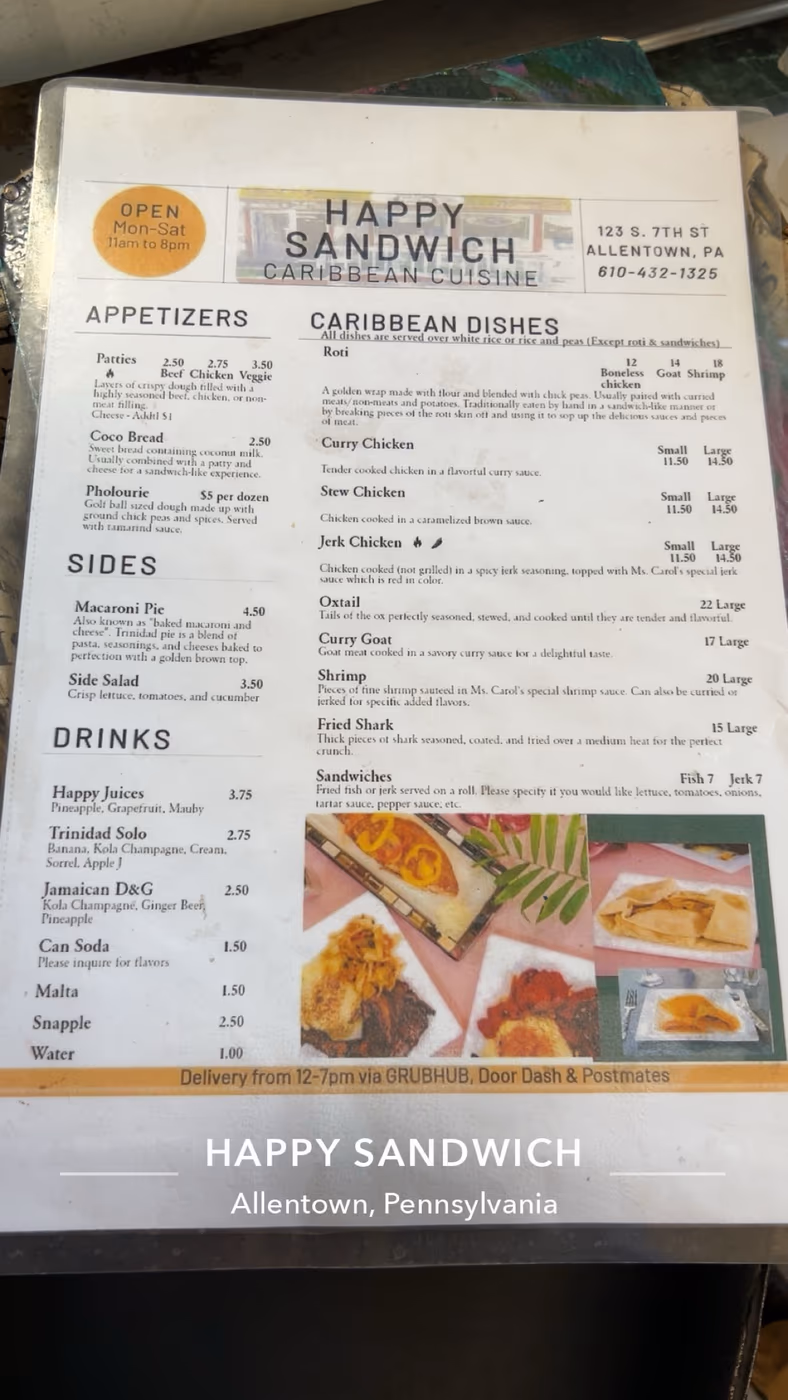 Happy Sandwich Caribbean Cuisine photo 3