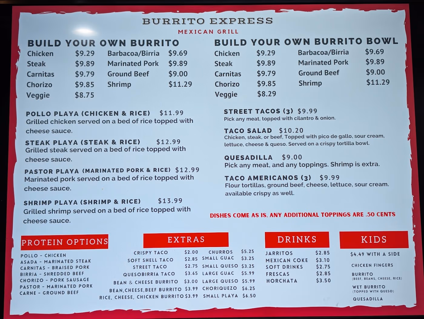 Henderson Burrito Express Mexican Grill