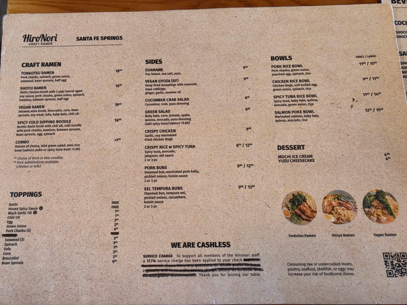 HiroNori Craft Ramen