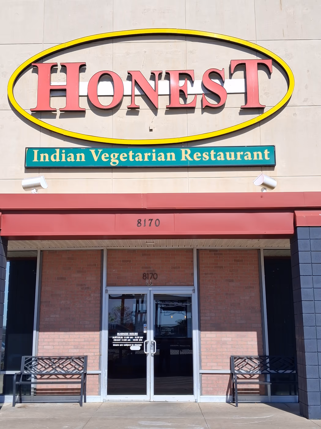 Honest Vegetarian Indian Restaurant