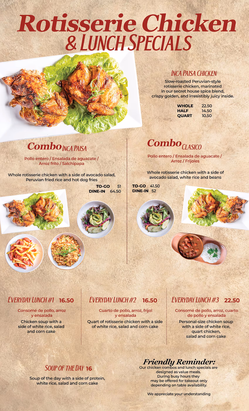 Inca Paisa Restaurant Bayside
