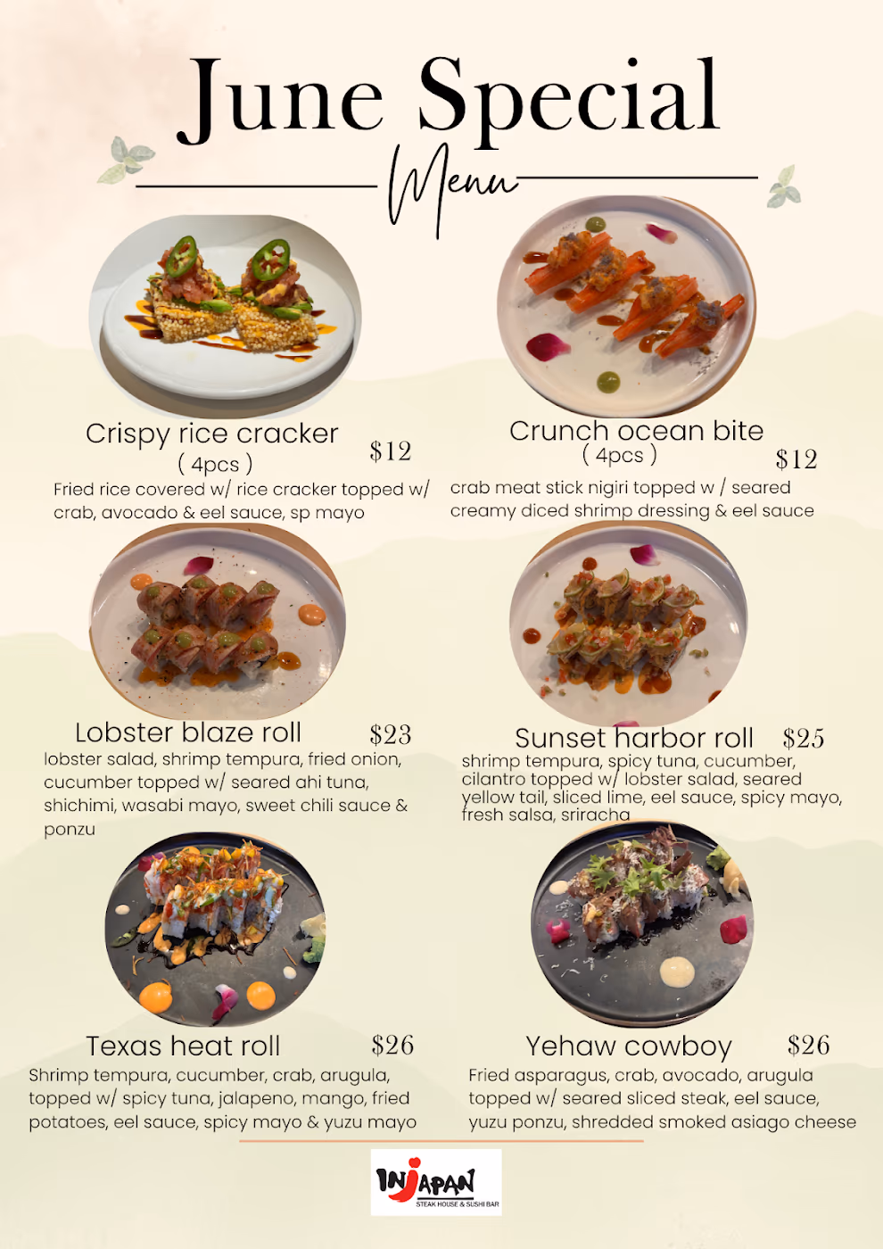 InJapan Steak House & Sushi Bar