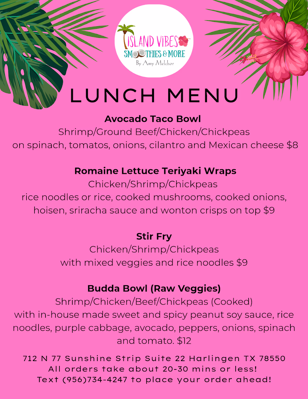 Island Vibes Smoothies and More By Amy Melchor