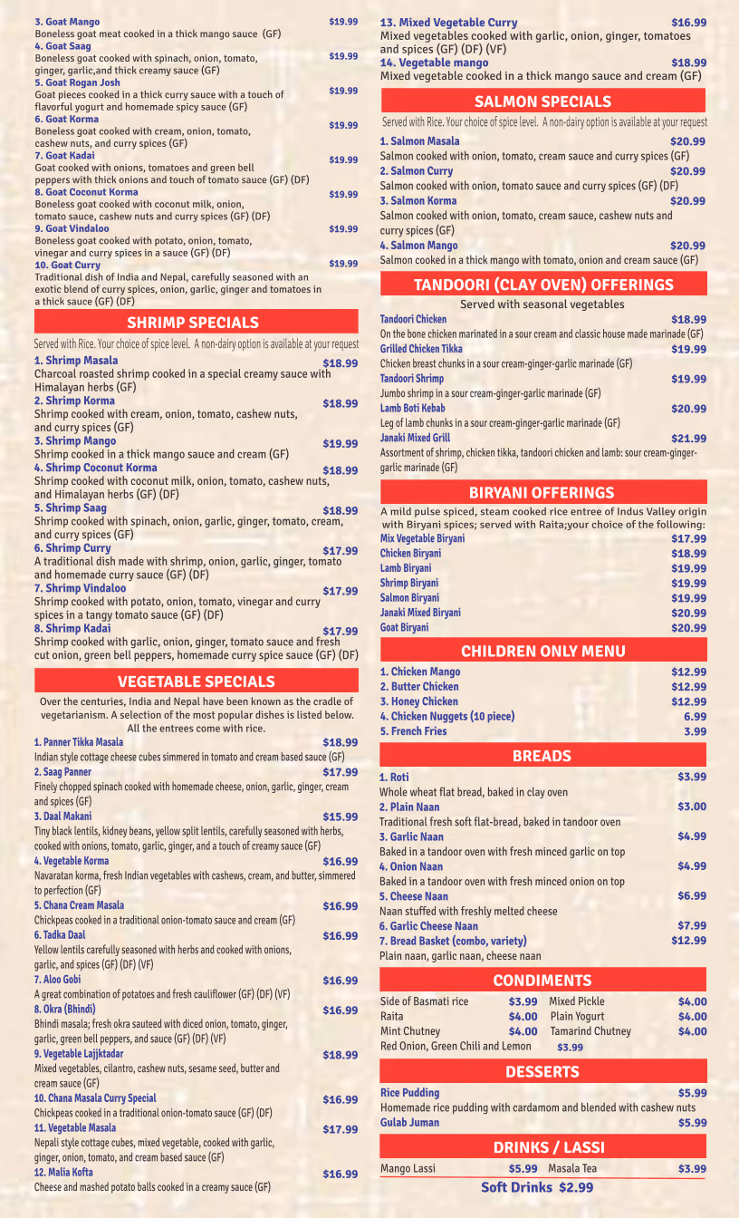 Janaki indian cuisine