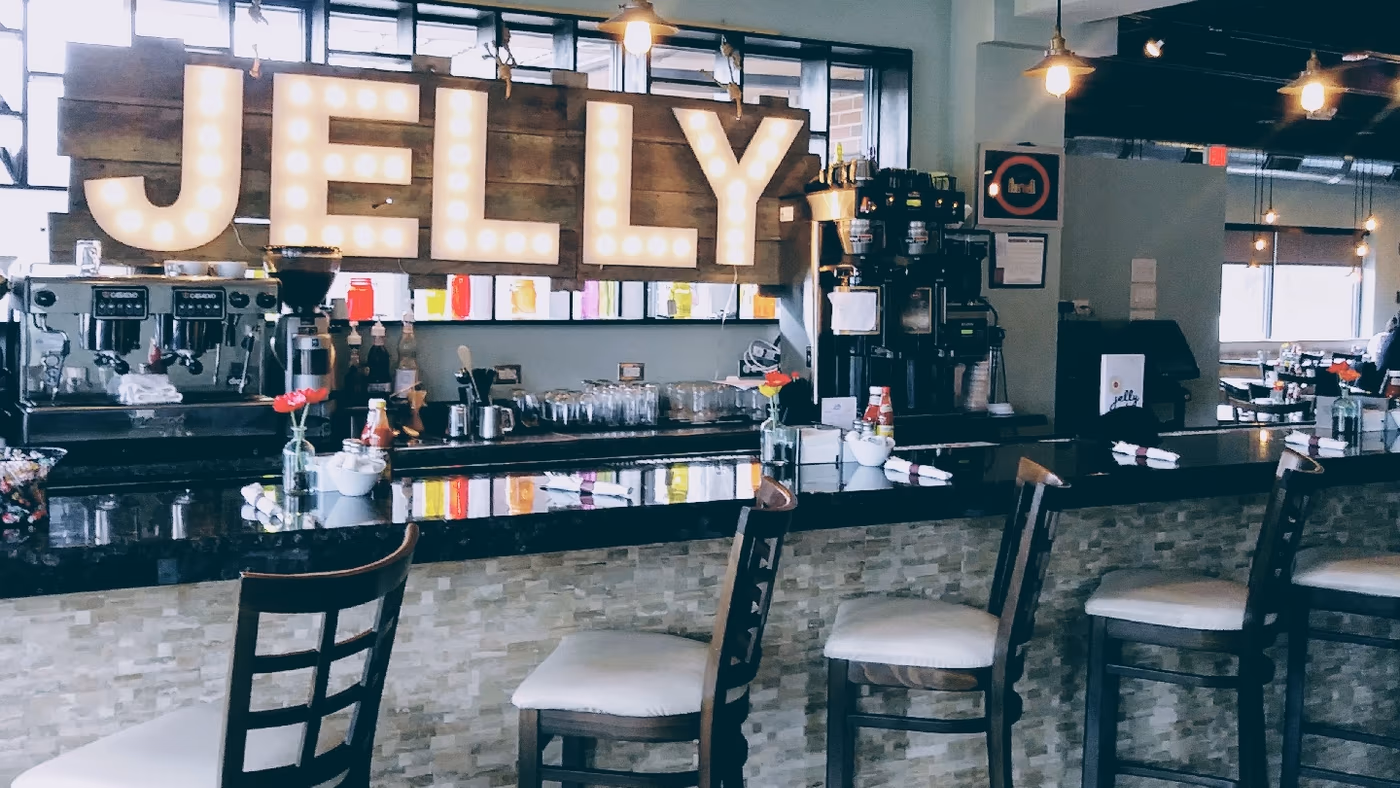 Jelly Cafe Palatine + Lucky Smash Burgers