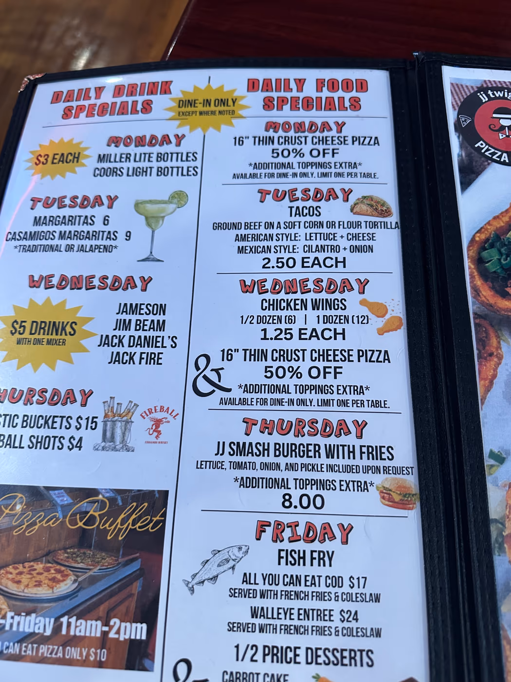JJ Twig's Pizza & Pub