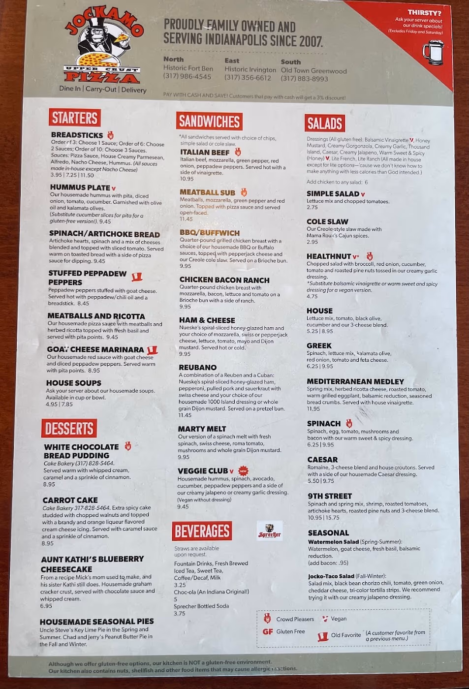 Jockamo Upper Crust Pizza
