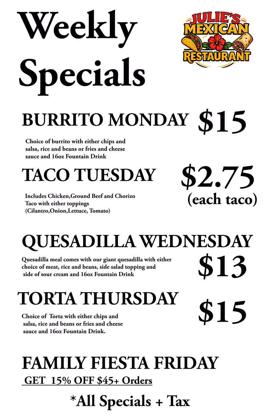 Julies mexican restaurant photo 2