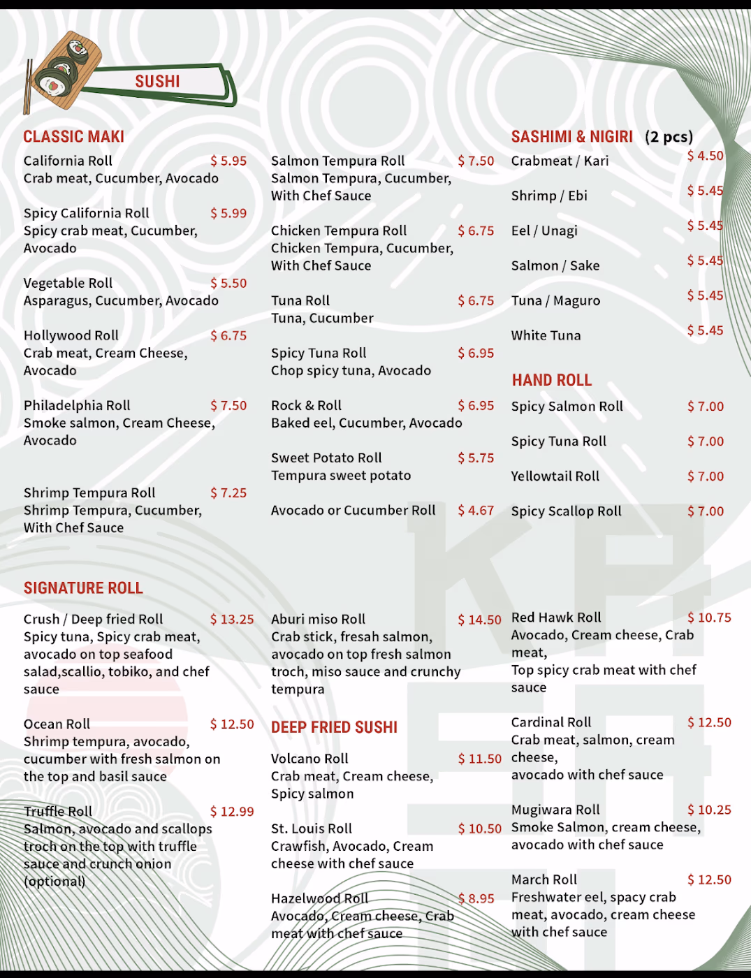 Kasabi Hazelwood Hibachi, Sushi, and Ramen