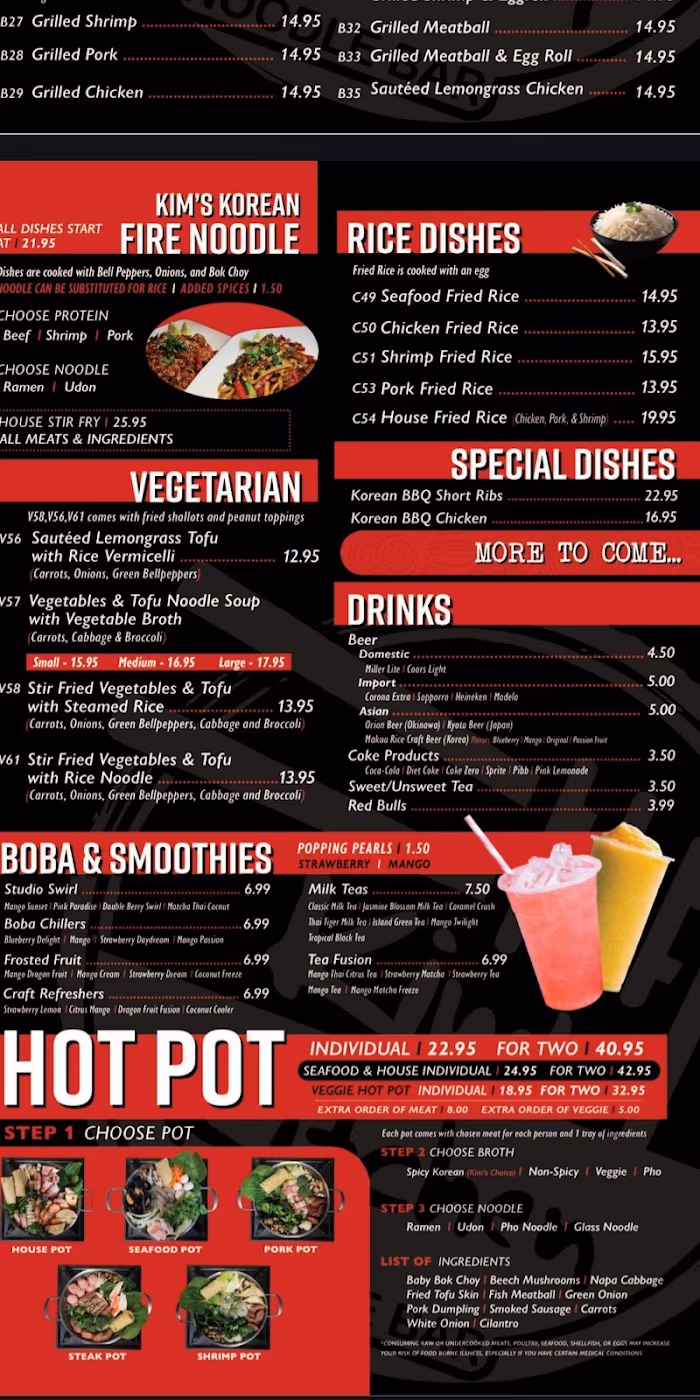 Kim's Kitchen & Noodle Bar (Pho & Hot Pot)