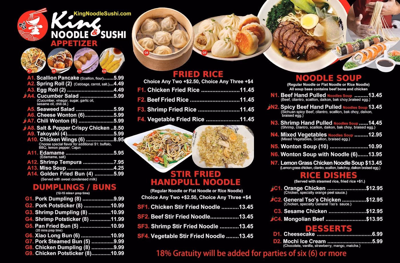 King Noodle & Sushi