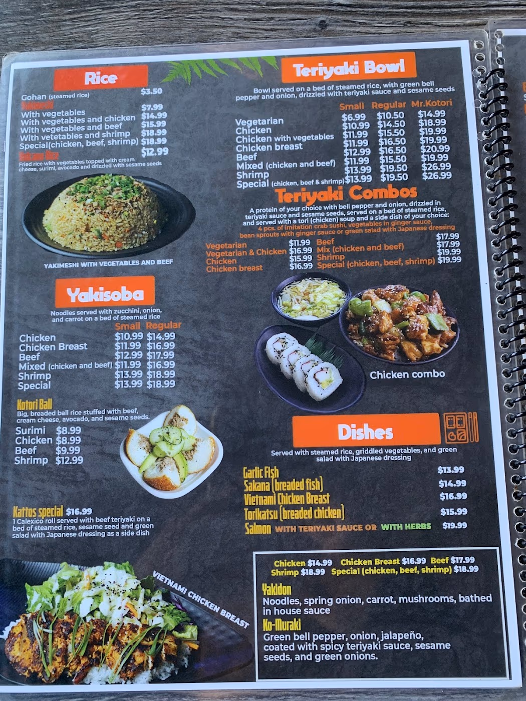 Kotori Japanese Food Calexico
