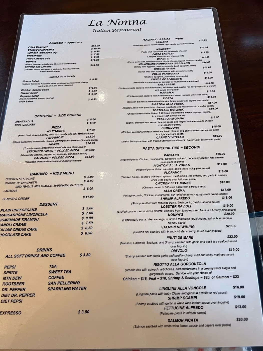 La Nonna Italian Restaurant