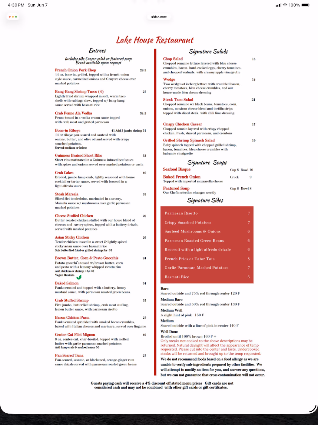Lake House Restaurant