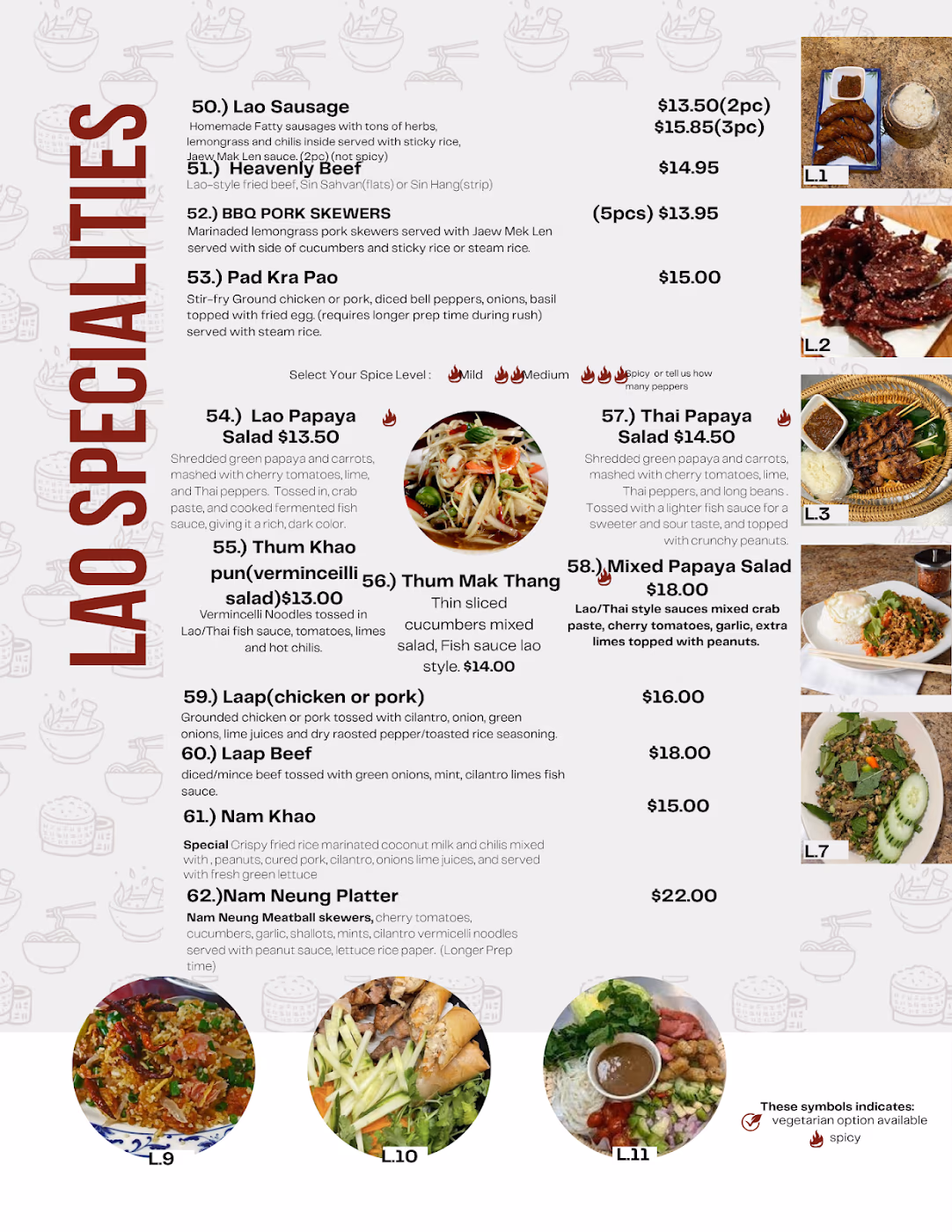 Lao and Thai Spicy Noodle