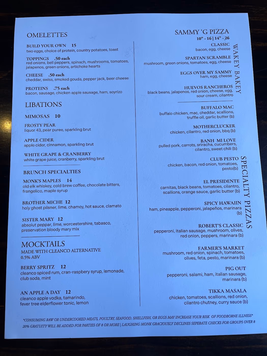 Laughing Monk Brewing and Gastropub