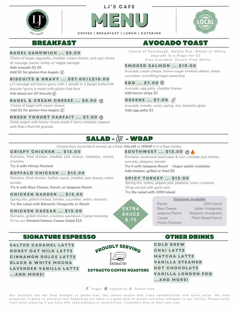 LJ's Cafe