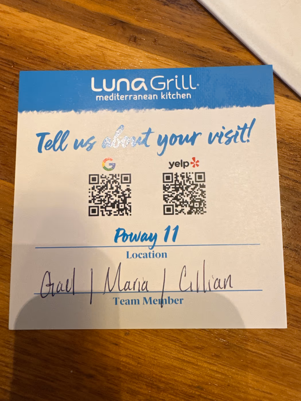Luna Grill Poway