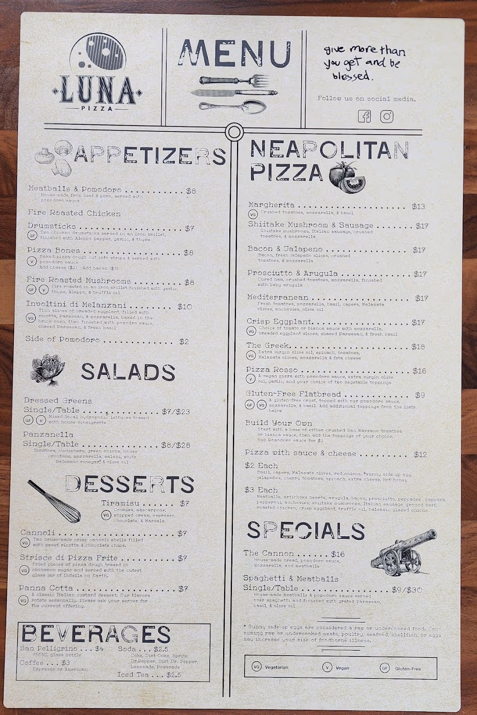 Luna Pizza Cafe