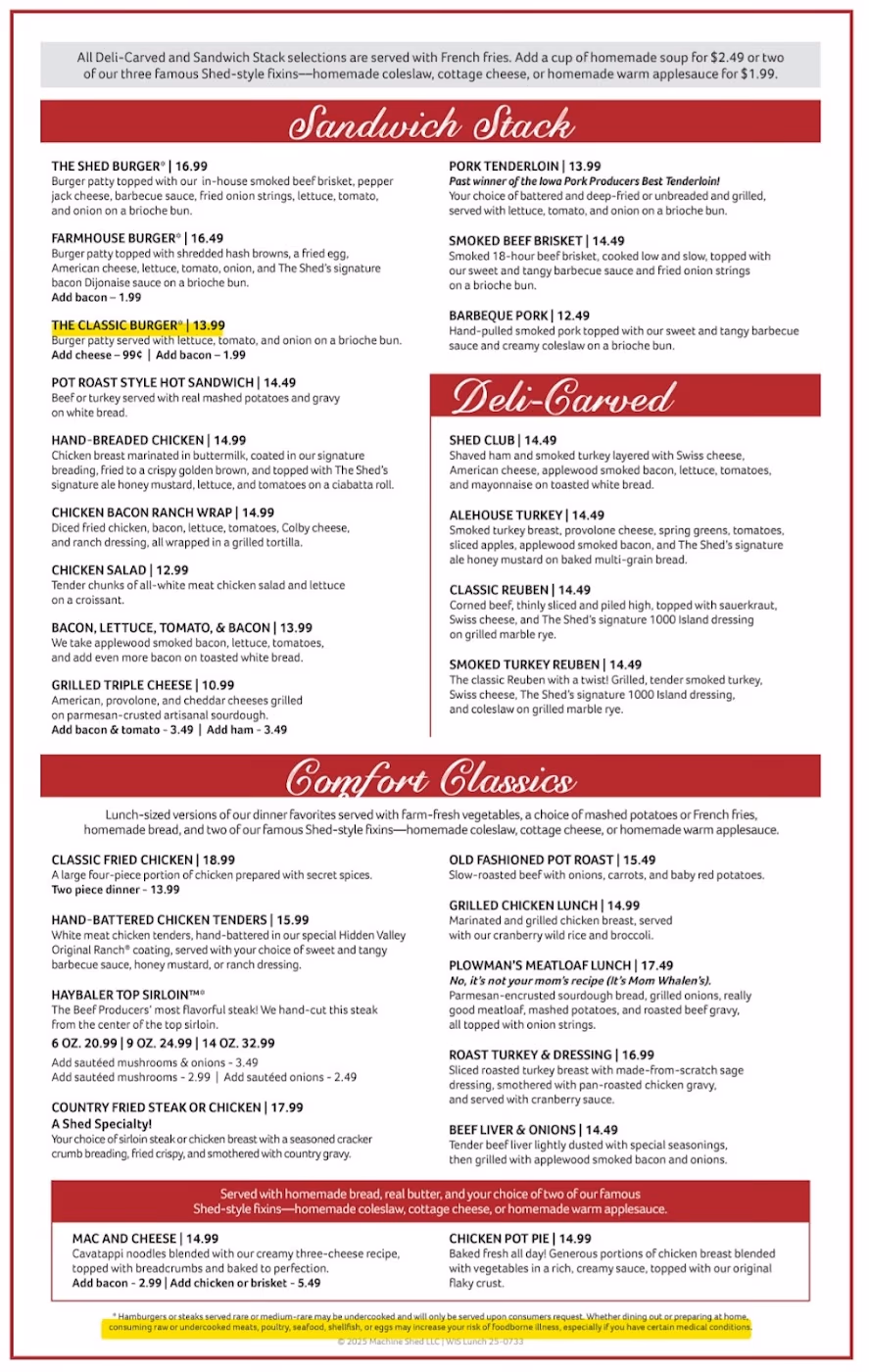 Machine Shed Restaurant Appleton photo 2