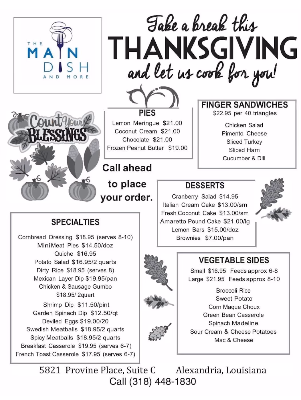 Main Dish & More