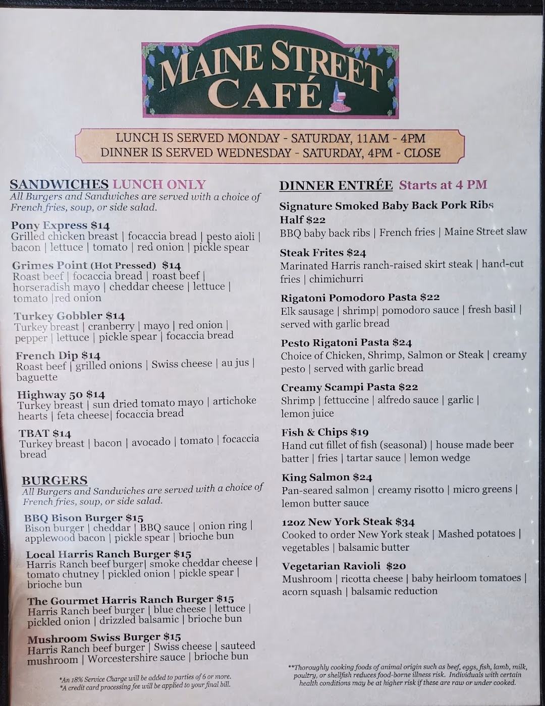 Maine Street Cafe