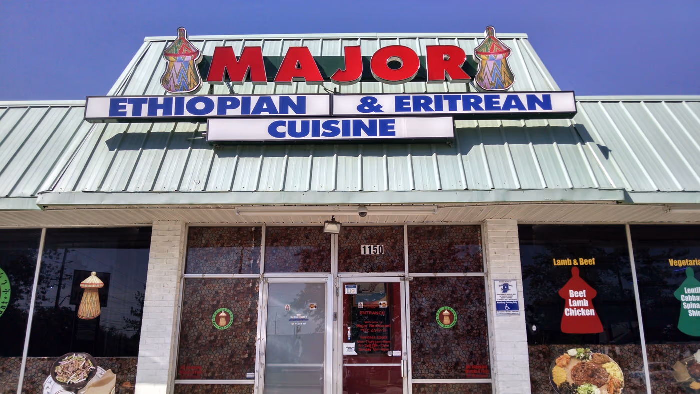 Major Restaurant | Ethiopian • Eritrean