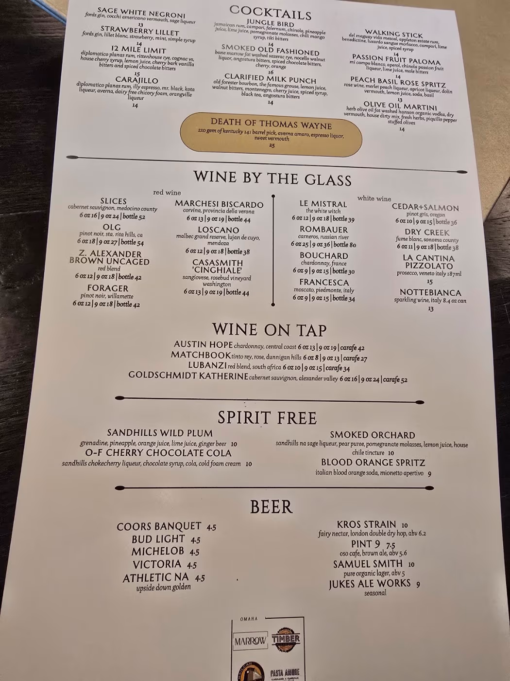 Marrow Restaurant