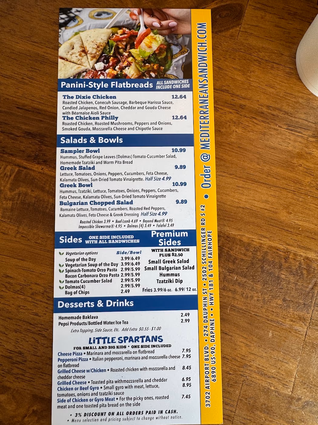 Mediterranean Sandwich Co. Daphne