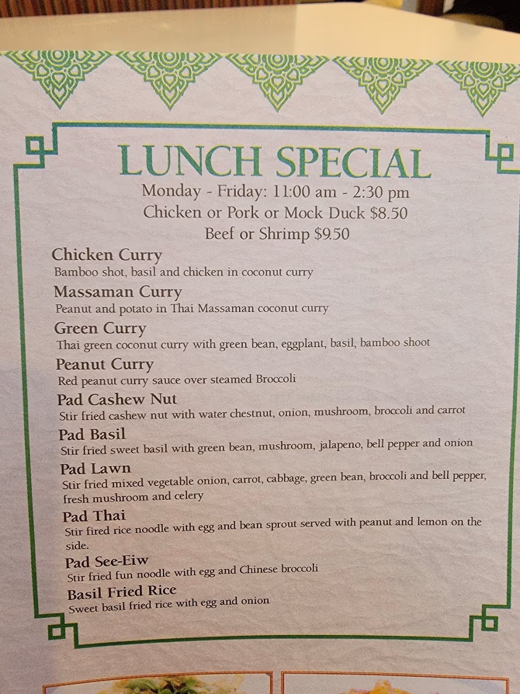Mela Thai Cuisine