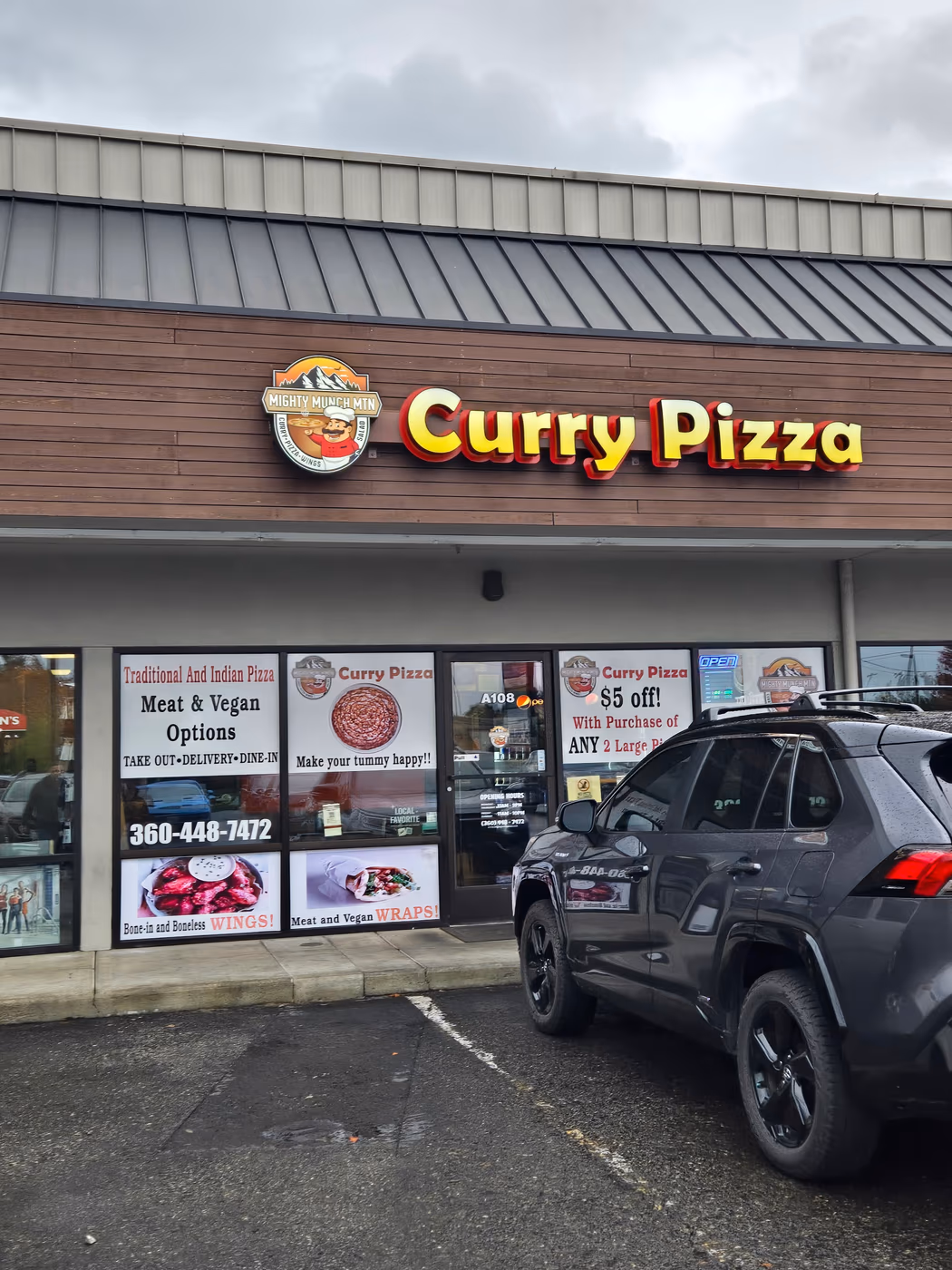Mighty Munch Mtn Curry Pizza