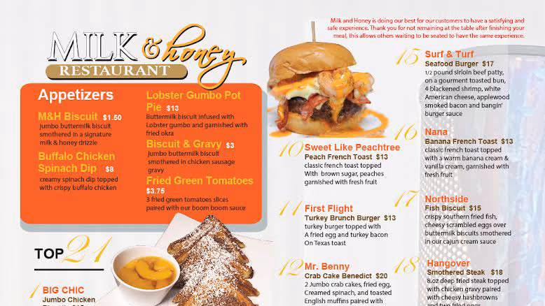 Milk & Honey Restaurant at Wesley Chapel