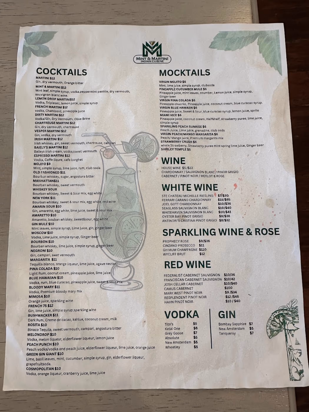 Mint & Martini Indian Cuisine