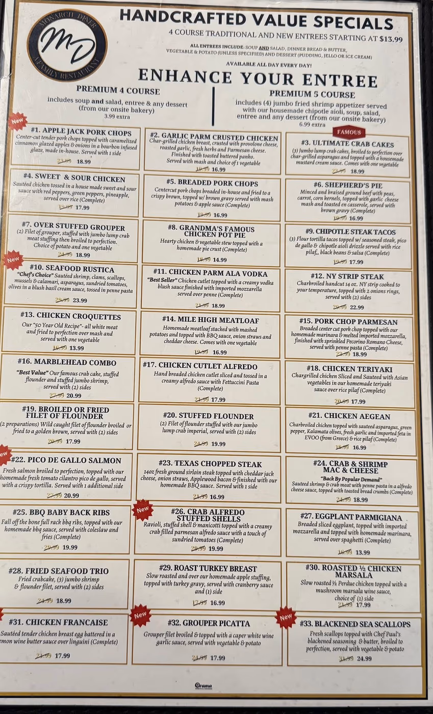 Monarch Diner and Restaurant