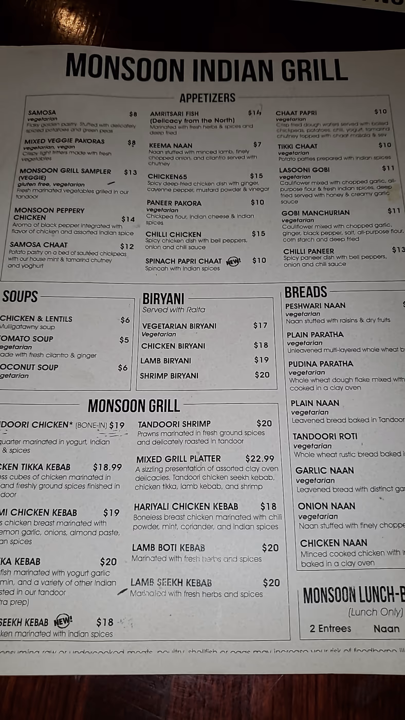 Monsoon Indian Grill photo 2