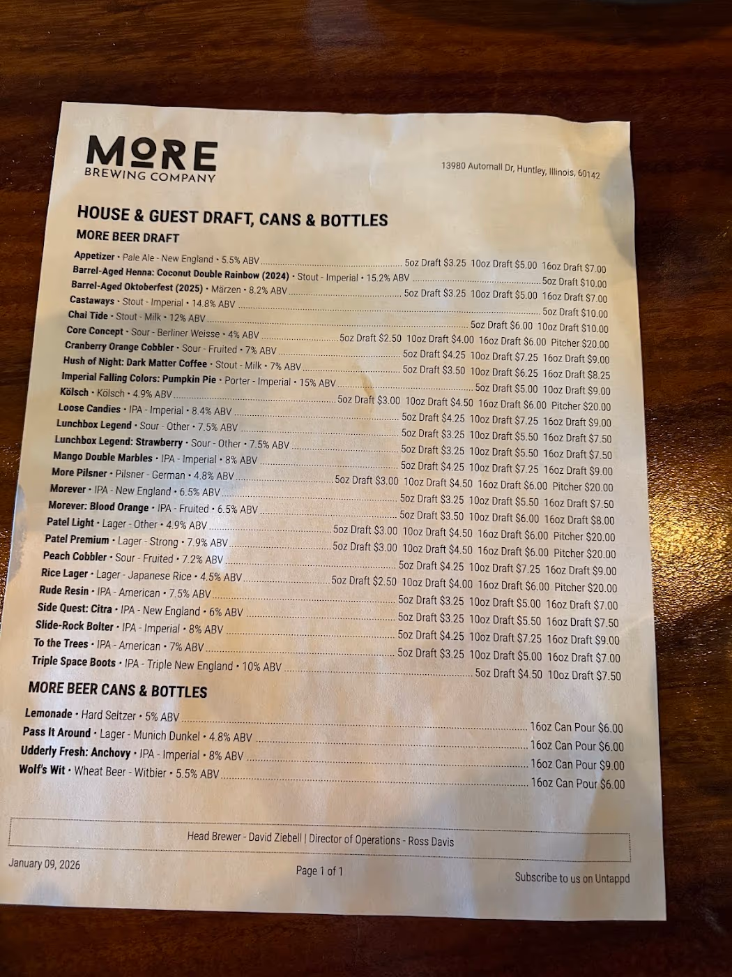 More Brewing Company