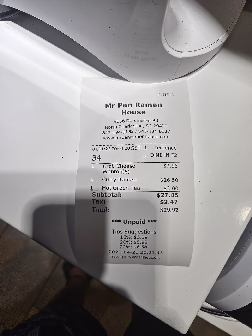 Mr. Pan Ramen House