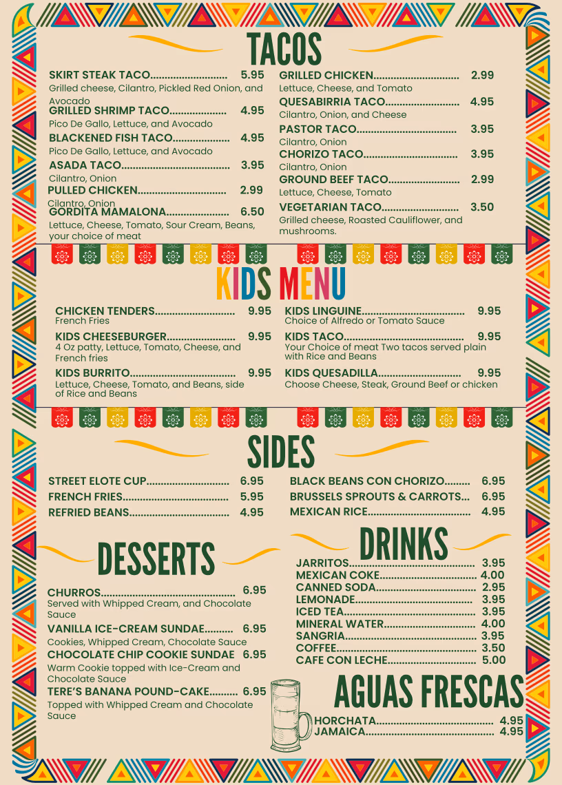 Mucho Flavor Casual Dining