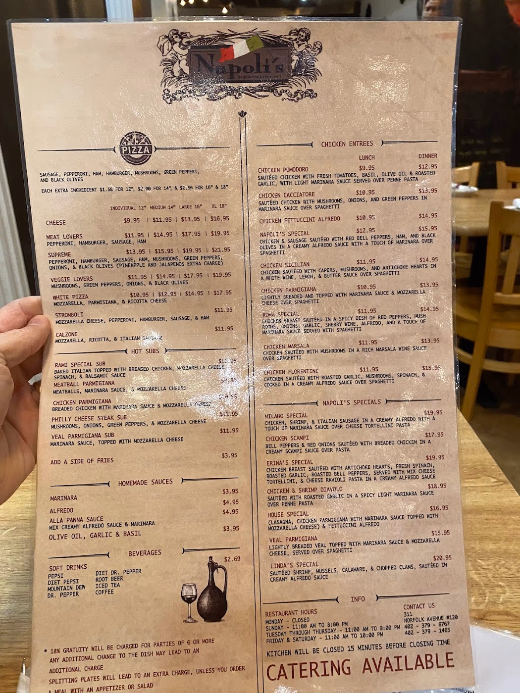 Napoli's Italian Restaurant