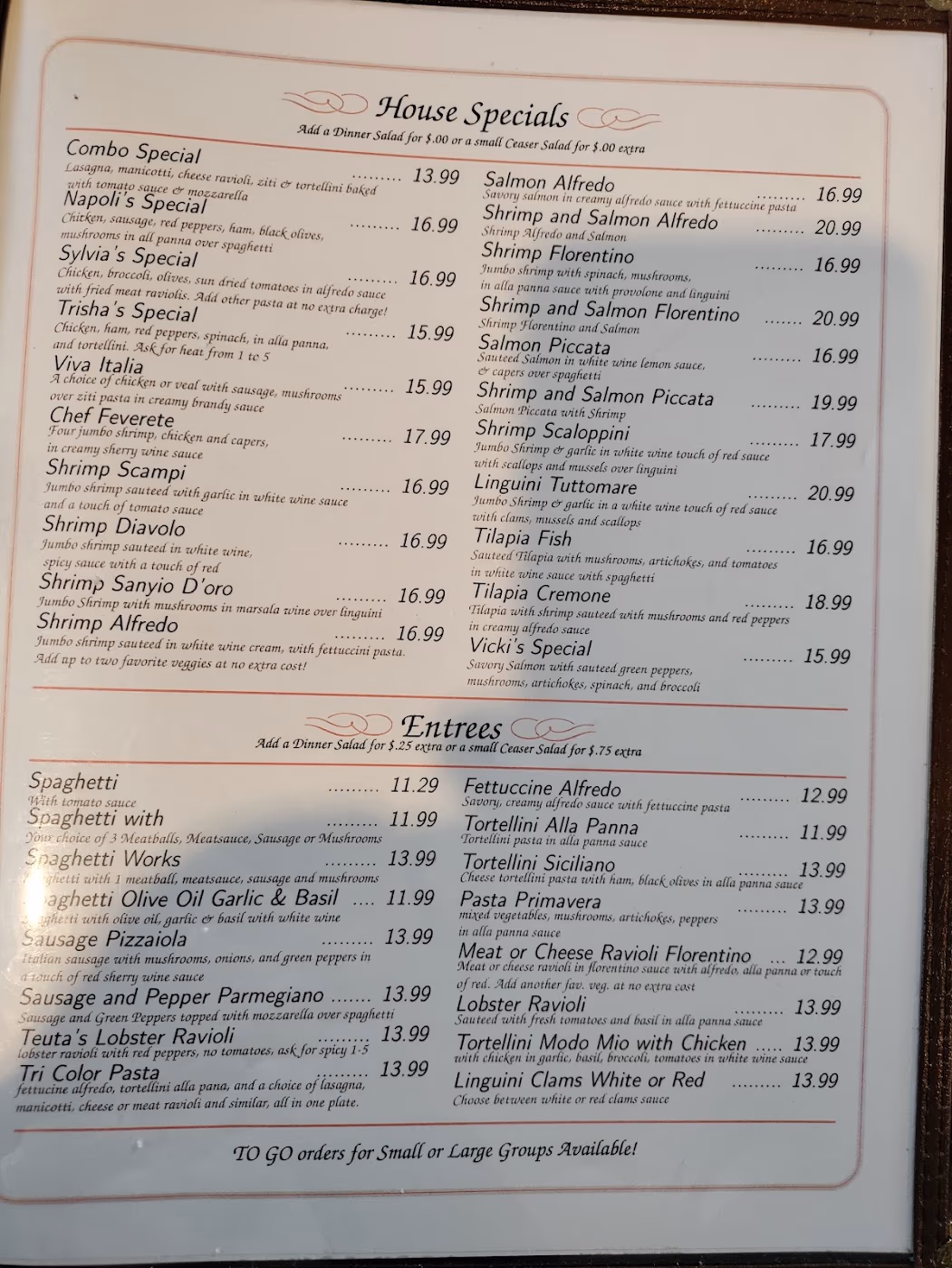Napoli's Italian Restaurant