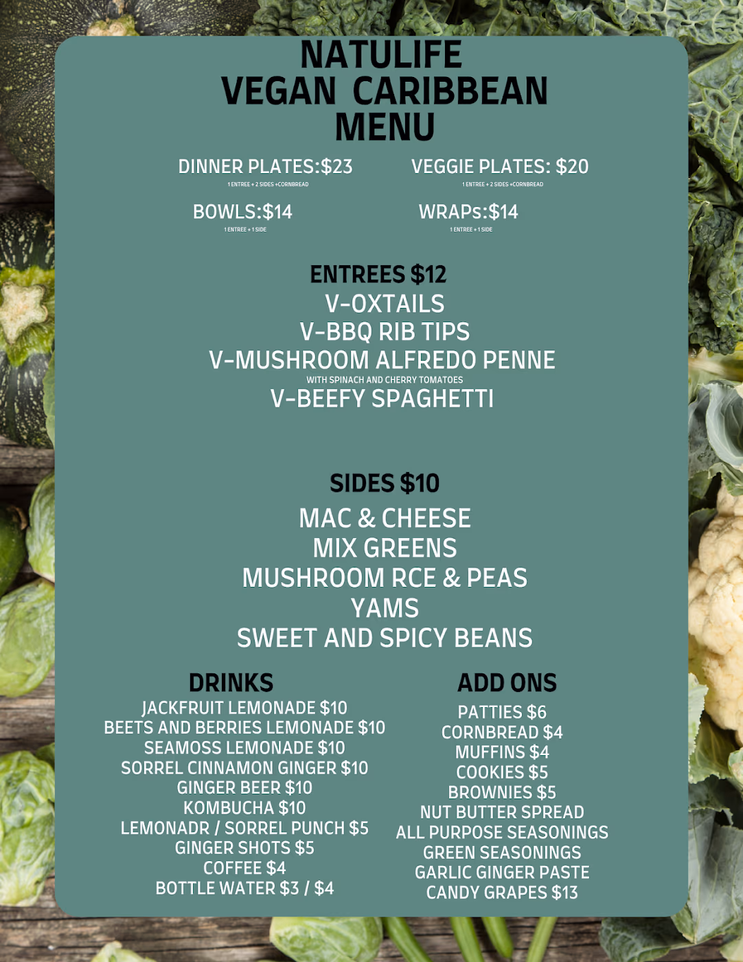NatuLife Vegan Caribbean Cuisine
