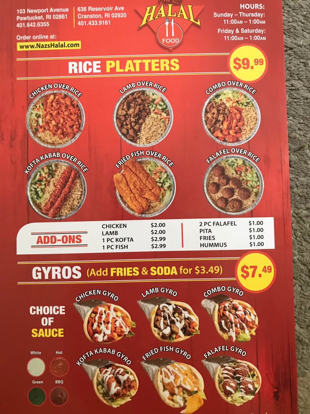 Naz's Halal Food