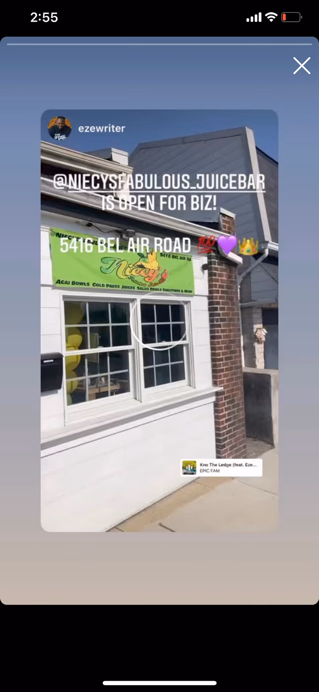 Niecy's Fabulous Juice Bar