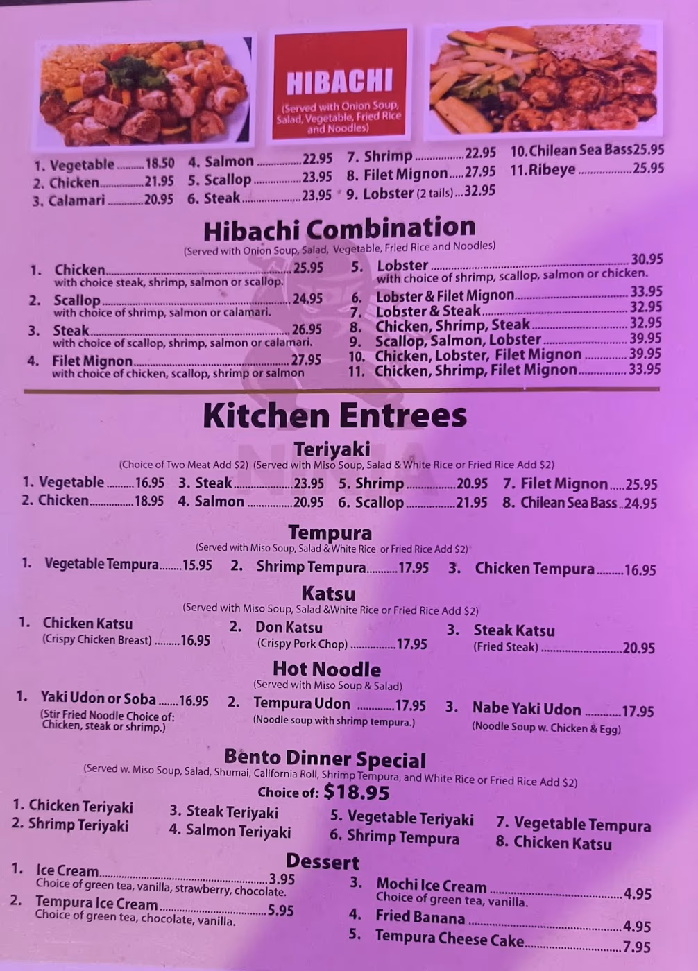 Ninja Japanese Sushi Steakhouse