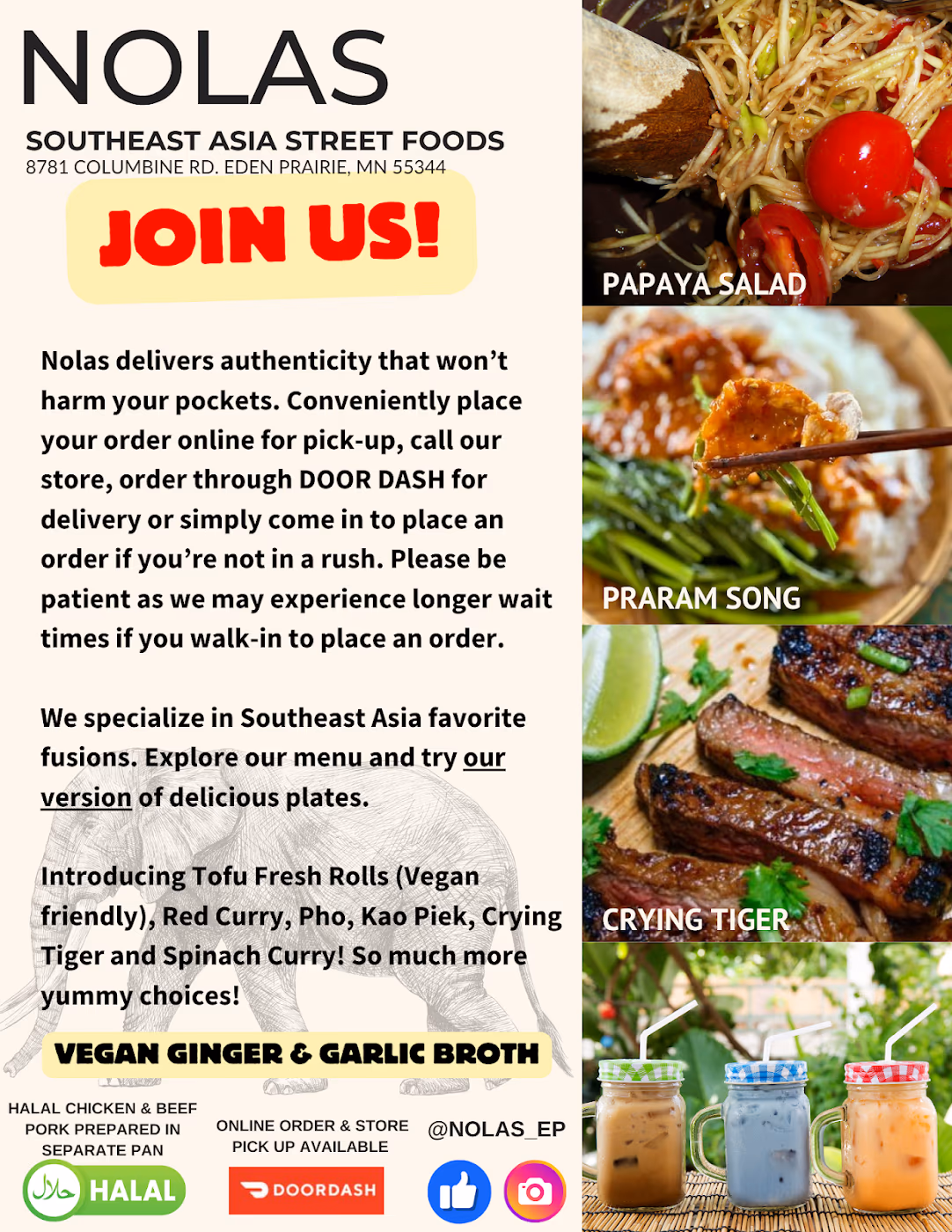 Nolas Southeast Asia Street Foods