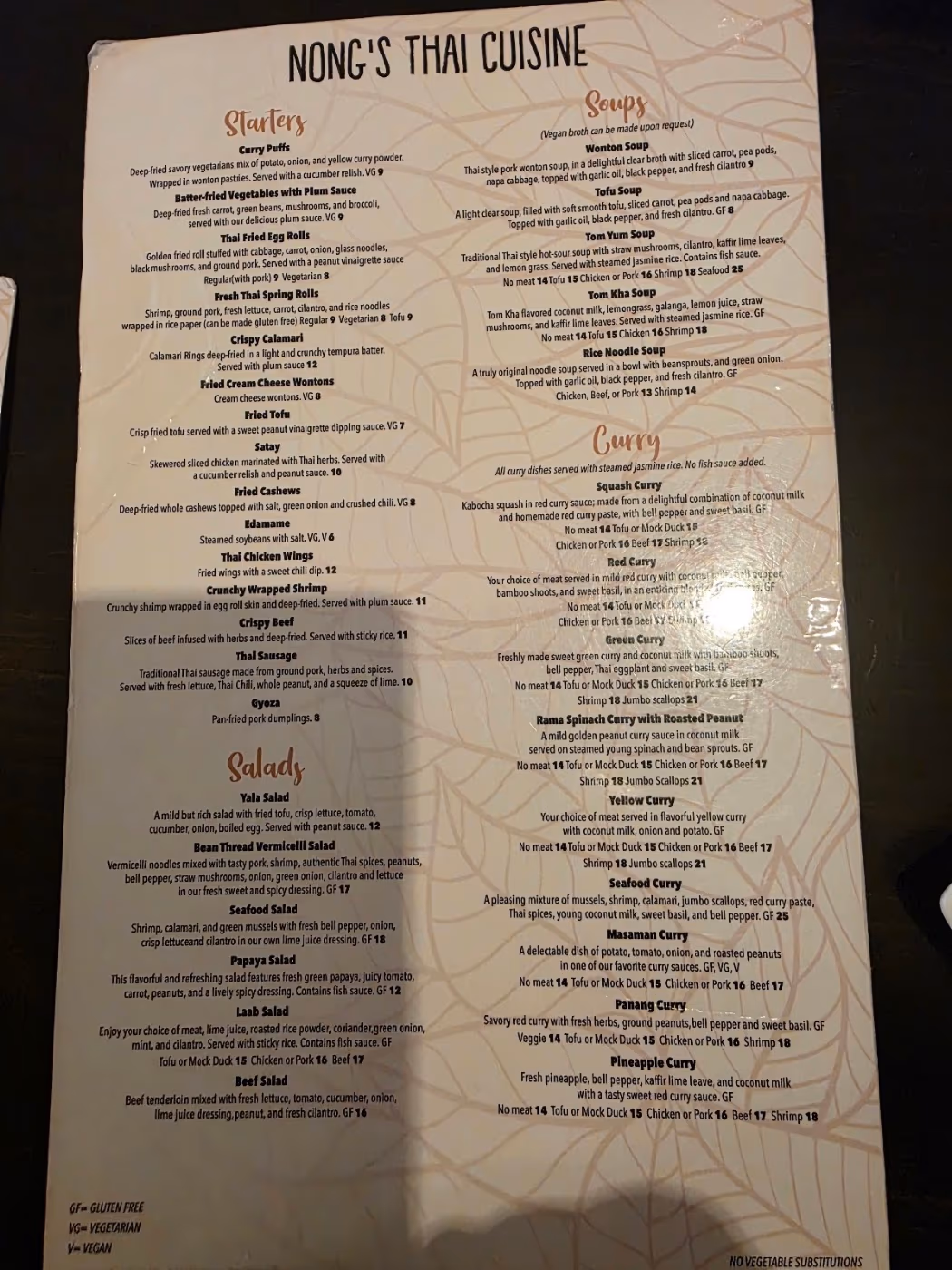 Nong's Thai Cuisine photo 2